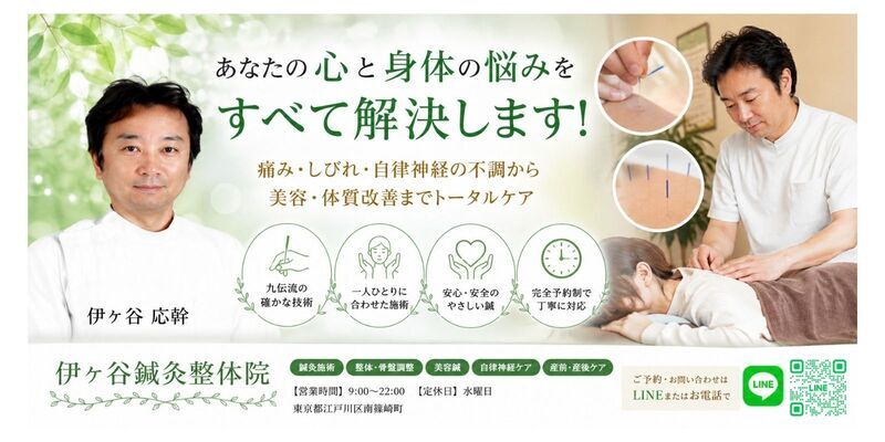 伊ヶ谷鍼灸整体院＜南篠崎＞